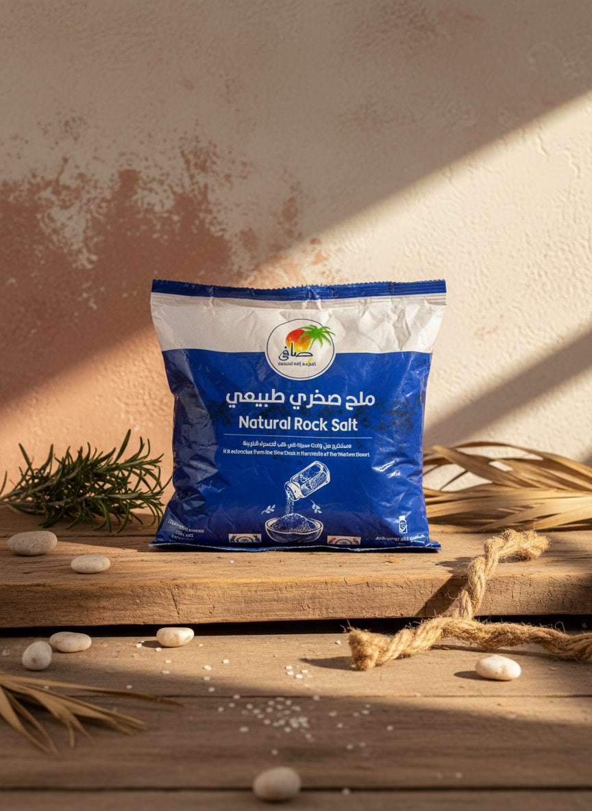ملح صخرى طبيعي 100% صافى