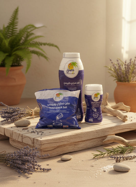 ملح صخرى طبيعي 100% صافى