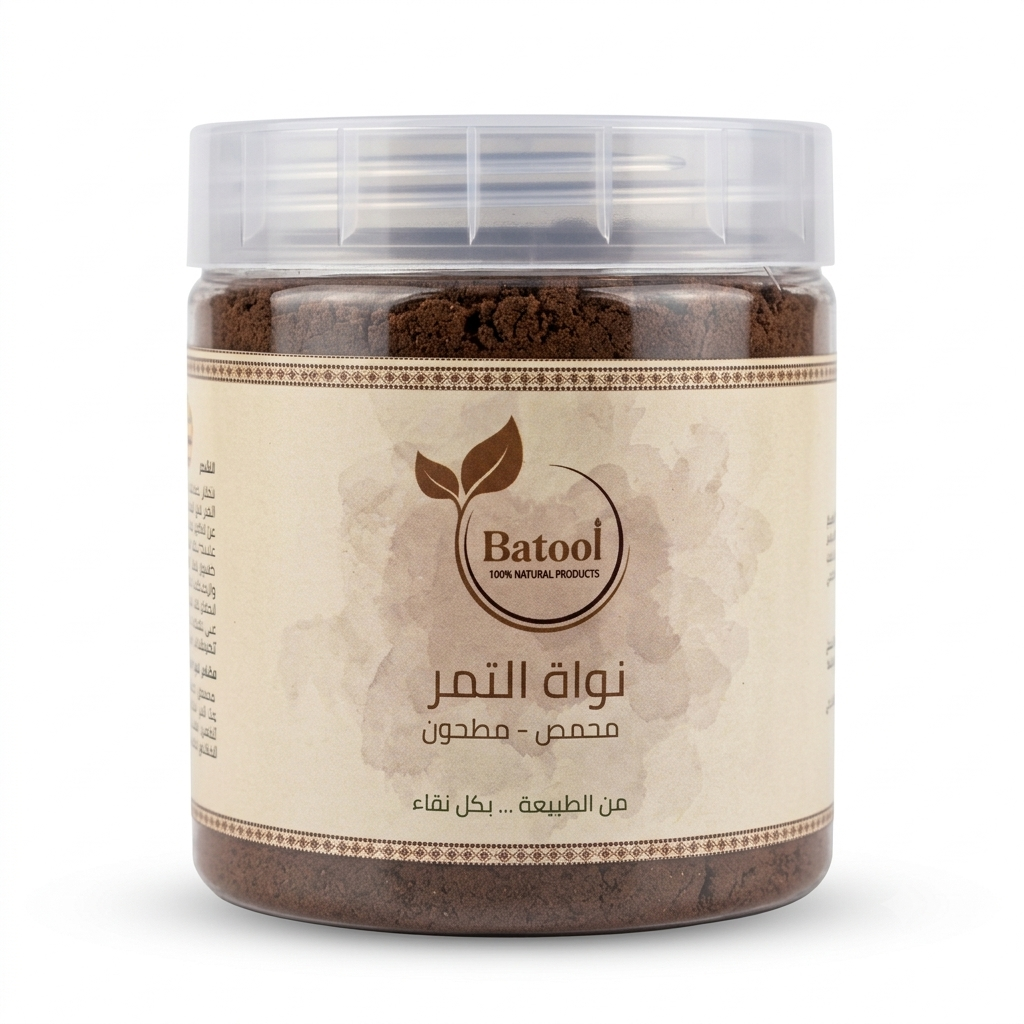 نواة التمر (محمص - مطحون)